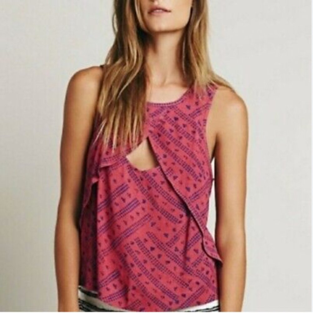 Free People Open Front Tank Top